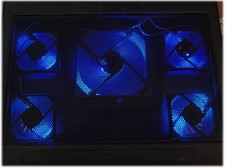 Usado, Almofada de resfriamento para laptop 5 ventiladores silenciosos suporte refrigerador portas USB duplas para laptop 11-15" comprar usado  Enviando para Brazil