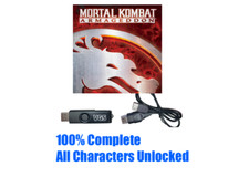Mortal Kombat Todos os Personagens Desbloqueado Salvar Arquivo Original Xbox Adaptador de Cabo USB comprar usado  Enviando para Brazil