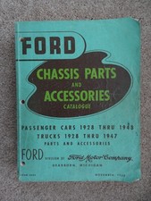 CATÁLOGO PIEZAS Y ACCESORIOS CHASIS FORD - 1928-1948 segunda mano  Embacar hacia Mexico