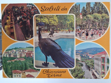 Cartolina epoca saluti usato  Roma