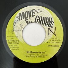 Reggae 45 ~ Dennis Brown "Silhouettes" Move & Groove ~ Lovers Rock VG+ HEAR comprar usado  Enviando para Brazil