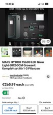 Mars hydro led gebraucht kaufen  Erlangen