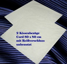 Große cord kissenbezüge gebraucht kaufen  Deutschland