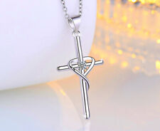 Heart cross pendant for sale  SOUTHSEA