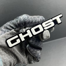 2 peças GHOST emblema preto branco carro lateral para-lama grade porta-malas adesivo decalque comprar usado  Enviando para Brazil