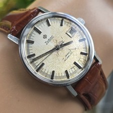 Usado, Vintage ZODIAC Relógio de Vento Manual Masculino Cal.107 17 Joias Data Fabricado na Suíça Anos 1970 comprar usado  Enviando para Brazil