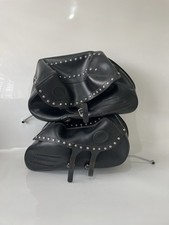 Black leather motorcycle for sale  MANCHESTER