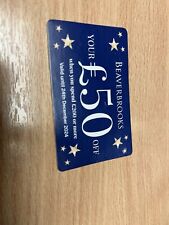 Beaverbrooks gift voucher for sale  KENILWORTH