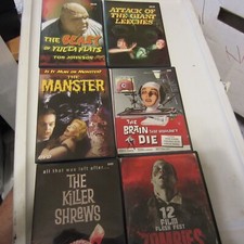 Usado, RARE OLD HORROR 6 DVDS OOP LEECHES,YUCCA FLATS.BRAIN.MANSTER   MORE comprar usado  Enviando para Brazil