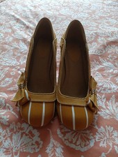 mustard yellow heels for sale  PETERBOROUGH