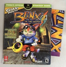 Guia de Estratégia Blinx Time Sweeper Xbox Prima Games com pôster comprar usado  Enviando para Brazil