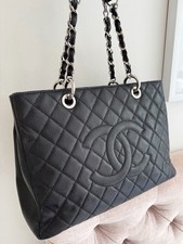 Chanel handbag black for sale  LONDON