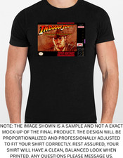 Camiseta Gráfica Indiana Jones_ Greatest Adventures SNES Masculina ou Feminina NOVA comprar usado  Enviando para Brazil