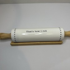 Ceramic rolling pin for sale  Livingston