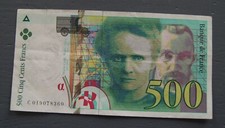 Billet banque 500 d'occasion  Sarry