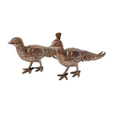 Pheasants set metal for sale  NAIRN