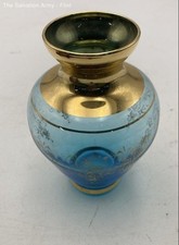 Blue gold floral for sale  Detroit