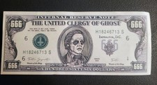 Banconota 666 dollari usato  Spedire a Italy