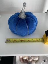Small blue velvet for sale  TELFORD