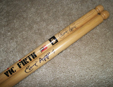 Baquetas autografadas Carmine Appice Signature Vic Firth baunilha fudge, usado comprar usado  Enviando para Brazil