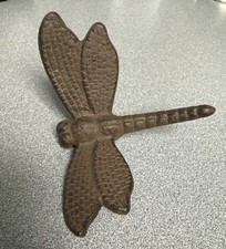 Adorno de jardín libélula de hierro fundido, 4" X 3 1/4", más de 8 oz. segunda mano  Embacar hacia Mexico