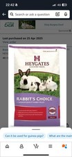 Heygates rabbit choice for sale  BISHOP AUCKLAND