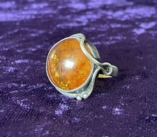 Sterling silver amber for sale  Ashland