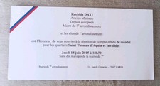 Carton invitation rachida d'occasion  Nice-