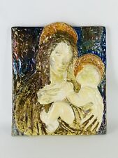 Scultura madonna ceramica usato  Sormano