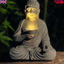 Solar buddha statue for sale  POOLE