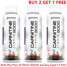 Pacote com 3 suplementos líquidos de L-carnitina Cutler Nutrition para absorção ideal comprar usado  Enviando para Brazil