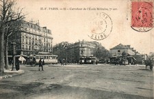 CPA 75 - PARIS - 66. Carrefour de l'Ecole Militaire (tram), usado comprar usado CPA 75 - PARIS - 66. Carrefour de l'Ecole Militaire (tram), usado comprar usado  Enviando para Brazil