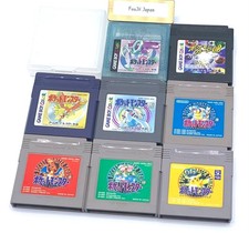Gameboy Pokemon 8 Lote Vermelho Azul Verde Amarelo Pikachu Ouro Prata Cristal Limpo comprar usado Gameboy Pokemon 8 Lote Vermelho Azul Verde Amarelo Pikachu Ouro Prata Cristal Limpo comprar usado  Enviando para Brazil