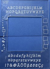 Alphabet square groovi for sale  SHEFFIELD