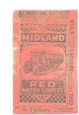 Vintage midland red for sale  LOUGHBOROUGH