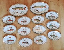Vintage tafelservice fischserv gebraucht kaufen  Leipzig