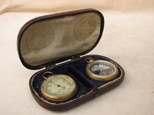 Pocket barometer compass for sale  BRENTWOOD