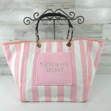 VICTORIA'S SECRET BOLSA TOTE GRANDE LISTRADA ROSA BRANCA PRETA CORRENTE ALÇAS DUPLAS.. comprar usado VICTORIA'S SECRET BOLSA TOTE GRANDE LISTRADA ROSA BRANCA PRETA CORRENTE ALÇAS DUPLAS.. comprar usado  Enviando para Brazil