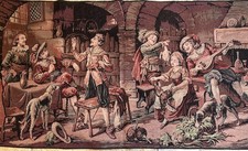 Tapeçaria vintage feisty bar taverna canto música cena pendurada na parede 25” X 44” grande! comprar usado Tapeçaria vintage feisty bar taverna canto música cena pendurada na parede 25” X 44” grande! comprar usado  Enviando para Brazil