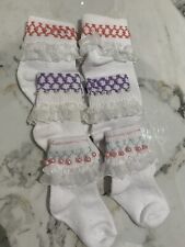 Smocked baby socks for sale  SWINDON
