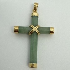 Pendentif croix contour d'occasion  Andernos-les-Bains