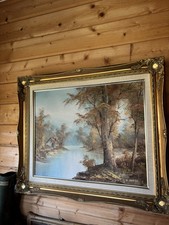 Inness oil painting for sale  ROMSEY