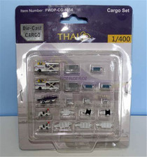 Usado, Conjunto de carga Fantasy Wings Thai Airways acessórios modelo pré-construído 1:400 comprar usado  Enviando para Brazil