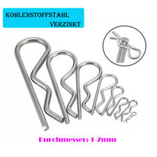 Federstecker Federsplint Stecksplint Splint Verzinkt Sicherungsklam 1mm Bis 7mm  comprar usado  Enviando para Brazil
