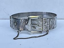 vintage silver buckle bangle for sale  HAYLING ISLAND