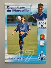 Carte postale vintage OM Olympique de Marseille 2001-2002 Jose Delfim CPA comprar usado  Enviando para Brazil
