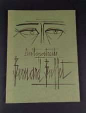 Book Exhibition Self-Portrait Bernard Buffet Gallery Maurice Garnier 1982, usado comprar usado  Enviando para Brazil
