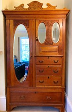 Armoire antique wardrobe for sale  WHITCHURCH