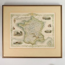 Antique engraving map for sale  Redondo Beach