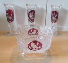 Hofbauer bleikristall blumenva gebraucht kaufen  Halle